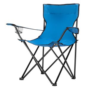 折りたたみ式の椅子、バックパックビーチチェアスマールキャンプチェア80x50x50青