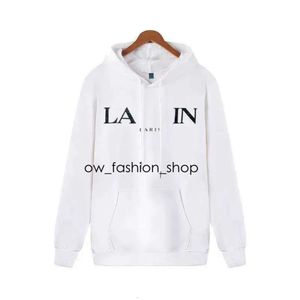 Lanvin Men's Hoodies Sweatshirts 2023 Lanvins Hoodie Designer Seater Mens and Lomens Sweatshirt Letter Printed Pullover Reos 10 939 800