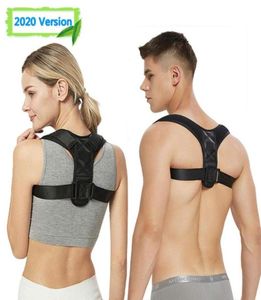 Supportbälte rygghållning Korrigerare för vuxen barnkassaklavikel övre ryggstång rakare smärtlindring från halsen axel29739089262