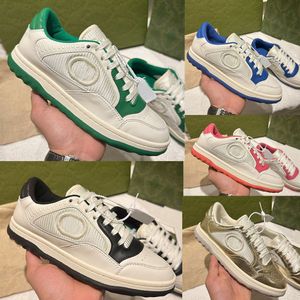 Scarpe da ginnastica Designer Mac80 Scarpe casual Scarpe da uomo retrò Make Old Dirty White Sneaker con punta tonda Sneaker bassa piatta ricamata da donna