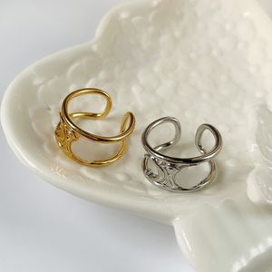 Special Design Open Ring Women Cute Finger Rings Gold Silver Fashion Jewelry for Gift Party