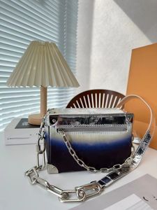 Designer Tasche Frauen Luxus Soft Box Schultertasche Frau Farbverlauf Radium Schießen Echtes Leder Handtaschen Handtasche