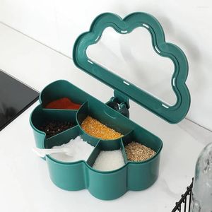 Aufbewahrungsflaschen Gewürzboxen Set Pfeffer Zuckerdose Salz Gewürzgläser Gadget Küchenzubehör Organizer Gewürzbehälter