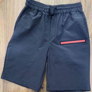 2023 Designer Men's shorts Pants Solid Joggers black blue beach single zipper Pocket Short Cotton casual Trousers
