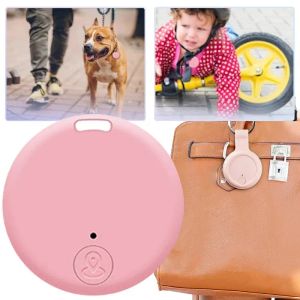 Pet Supplies Mini Dog GPS Bluetooth 5.0 Tracker Anti-Lost Device Round Anti-Lost Device Pet Kids Bag Wallet Tracking Smart Finder Locator