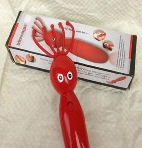 Mini Head Massager Electric Octopus Face Eye Care Five Claw Back Neck Massage Vibrating Masajeador Tool Health Care Massage2247469