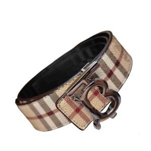 Burrberry Belt Designer Top Quality Commanhang Belts Kontrollera för män i midjeband mode kvinnor smoot bälte två sidor mode med delikat st vejh