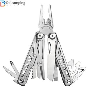Pliers Daicamping Outdoors DL6 EDC Clamp HRC78K Multitools Wire Cutter Multifunctional Multi Tools Outdoor Camping Folding Knife 230419