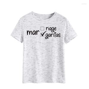 Kadın Tişörtleri Mar Riage Garitas Yaz Kadın Günlük Tee Top Beyaz Gevşek Kadın T-Shirt Kısa Kol Kıyafetleri Kawaii Kadın Gömlek