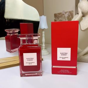 Классический парфюм для женщин и мужчин Электрический вишневый антиперспирантный дезодорантный спрей 50/100 мл EDP Natural Unisex Cologne 1,7/3,4 Fl.oz Long Lofting Argrance For For For Gift