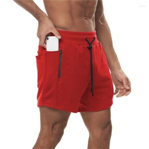 Running Shorts Quick Dry Mens Gym Fitness Sports Workout Jogging Training Short Pants Summer Male Multi-pocket Beach Sweatpants