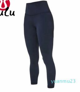 Leggings Align Capris Calças esportivas femininas de cintura alta para corrida e exercícios físicos