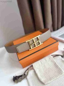 Luxury designer Men's and Women's Belts, Genuine Leather, Couple Style H-shaped Buckle, Love Horse, Casual and Fashion H, Double Sided, Upscale Pants and Belts Available