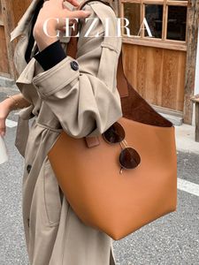 Вечерние сумки CEZIRA Tas Bahu Kulit PU Merek Wanita Tangan Besar Bucket Hobo Kapasitas Kasual Fashion dengan Dompet Dalam Vegan Harian 230418