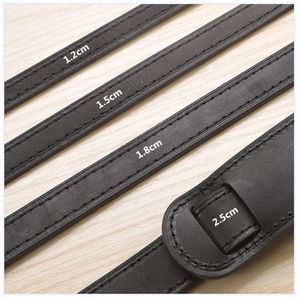 Matt Black Genuine Vegetable Tanned Calf Leather Bag Strap For Lady Designer Handbag Women Purse Duffle Shoulder Carry Belt Parts Replacement Adjustable