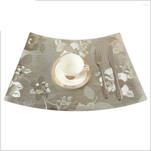 Table Mats Multi-color Western Food Mat Kitchen Restaurant Home Tableware Waterproof Luxury Simple Wholesale Creative