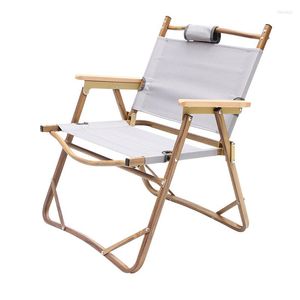 Camp Furniture Lightweight Folding Chairs Outdoor Aluminum Camping Chair Lounge For Picnic Park Hiking Beach