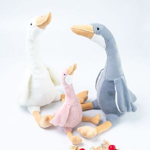 محاكاة راحة محاكاة دمية البطة الإبداعية Duch Animal Net Red Big White Goose Plush Toy Doll