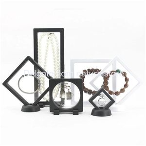 Smyckeslådor Transparent PE -film Display Stand Storage Collect Box Fall för armband Ringörhängen Halsband Drop Delivery Packaging DHZ5A