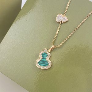 Kirin per la collana di diamanti di design da donna Woamn a forma di zucca in oro rosa agata rossa gioielli da donna compleanno festa di Natale regalo cinese spedizione gratuita s