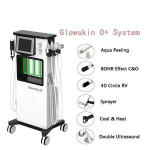 Glowskin O+ Spa Oxygen Jet Aqua Peel Hydra Dermabrasion Facial Machine With Spray Anti Aging Skin Rejuvenation Deep Cleaning Beauty Instrument