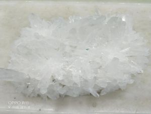 500G naturalny biały kwarcowy klaster kryształowy Phantom Próbka kwarcowa Graden Inclusion gojenie Drusy punkt Minerals9373911