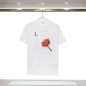 Низкая цена ~ Мужские футболки летний дизайнер T Man с лоуэсом печати с короткими рукавами