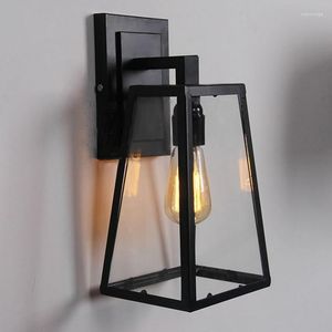 Wandleuchte Retro Loft Industrial LED Vintage Light mit Rahmenleuchte Arandela De Pared