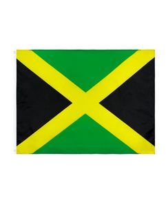 Jamaika Dekorasyon için Ulusal Bayrak Perakende Doğrudan Fabrika Bütün 3x5fts 90x150cm Polyester Banner Kapalı Açık Kullanımı8249098