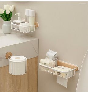 Pudełka do przechowywania proste półki łazienkowe wielofunkcyjne kosmetyki i tkanki do pielęgnacji pielęgnacji stojak na ręczniki