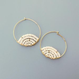 Hoop Earrings & Huggie Lii Ji Freshwater Pearl 925 Sterling Silver White For 2023 Fashion Gift Handmade Delicate Elegant JewelryHoop