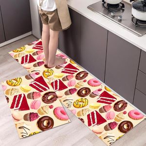 Carpets Modern Kitchen Entrance Doormat Donut Ice Cream Carpet For Living Room Anti-Slip Floor Home Balcony Bathroom Hallway Long Rug