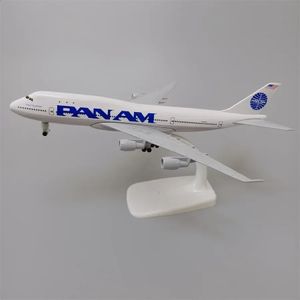 Aircraft Modle 20cm Alloy Metal USA Air Pan American Pan Am Boeing 747 B747 Russian Lufthansa Diecast Airplane Model Plane Collections 231118