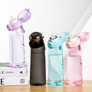 New Air Scent Up Water Bottle With Straw And Flavor But Pods 0 Sugar Carry Strap Gym Fiess For Outdoor Sports Hiking