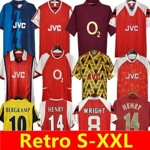 HENRY Retro fotbollströjor HIGHBURY PIRES REYES 02 03 05 06 92 93 94 95 96 98 99 BERGKAMP ADAMS Persie Galla V. PERSIE 88 89 90 Vintage Klassisk FOTBOLLSKJORTA