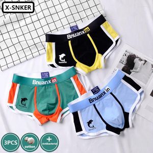 MUITAS PONTAS BRANCE BOXER MENS MENOS MENINOS MENINOS MASCOS DE CORLOGEM CURCOS CUBILERS CUECAS SOLO