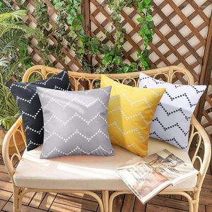 Pillow Waterproof Geometric Sofa Cover Double-sided Printed Flower Garden Furniture Bench Home Decoration