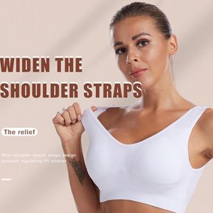 Completo da yoga Reggiseno posteriore da donna Reggiseno antiurto Fitness Sport Top Allenamento traspirante Leggero elastico per esercizi di danza