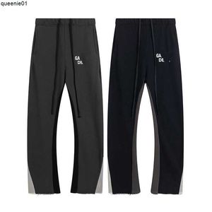 Pantaloni da uomo grigio nero designer Street Pant pantaloni dritti da jogger larghi