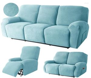 Stol täcker 1 2 3 -sits återkommande soffa täcker elastisk avslappnad lounge polär fleece fåtölj soffa för vardagsrum delad style6123297