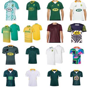 Sul 2023 2024 África Rugby Jerseys World Cup 22 23 Sevens Signature Edition Campeão Joint Cricket Uniforme 19 20 21 22 23 Equipe Nacional Camisetas Treinamento Wear Terno 5XL