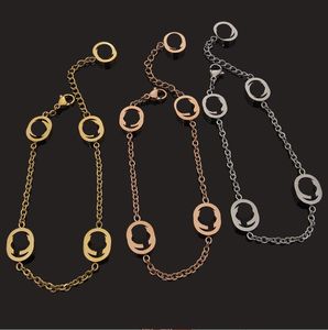 Pulseira oca de tênis com letra G para amantes do comércio exterior Pulseira com palavra G