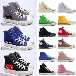 All Stars Shoe Cdg Canvas Play Love with Eyes Hearts 1970 1970-е годы Big Eyes Beige Black Classic Classic Casual Contakers 35-44 Дизайнер Z11