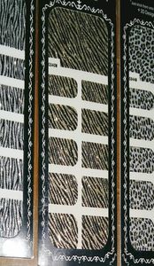 Coreia design decalque de unhas leopardo glitter arte de unha envoltório adesivo folhas dicas decalque decoração adesivo aplique de alta qualidade n6829843
