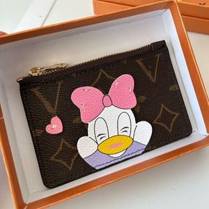 2023Designer coin purse Womens Men Key Wallets Designer Fashion Coin Purse Card Holder genuine leather zipper Bag Accessoires