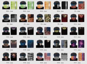 US Warehouse Sport Neck Skull Bicycle Fishing Magic Sc​​arf Bandanas Shield Face Mask Headband Bandana Headwear Ring Scarf bicycle B3453116