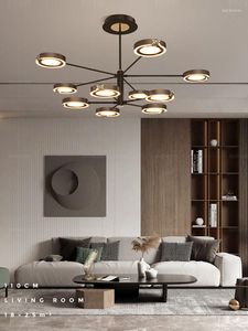 Chandeliers Luxury Led Chandelier Lighting For Living Room Bedroom Dining Home Gold Ceiling 2023 Modern Pendant Lamp