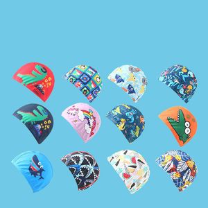 caps 2022 Children's Printing Design Girl Boy Cartoon Cute Animal Hat Fashion Baby Swimming Equipment Wholesale P230531