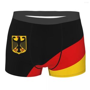 アンダーパンツ男性ファッションドイツの旗下着紋章ドイツボクサーブリーフストレッチショートパンティー