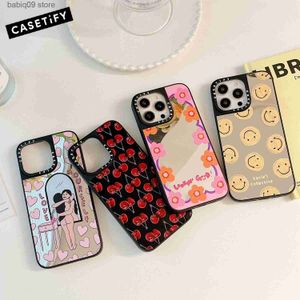 Cell Phone Cases CASETIFY Corpse Bride Mirror Case for iphone X XS Max 12 13 14 Pro 13 Mini 11 14Promax SE2020 6 7 8 14 Plus Back Cover T2304